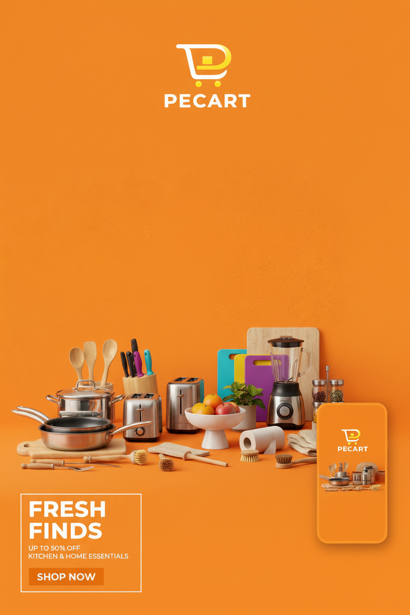 PeCart Kitchen & Daily Items Promotional Banner